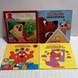 Clifford 4-Pack Softcover Books by Norman Bridewell & Scholastic